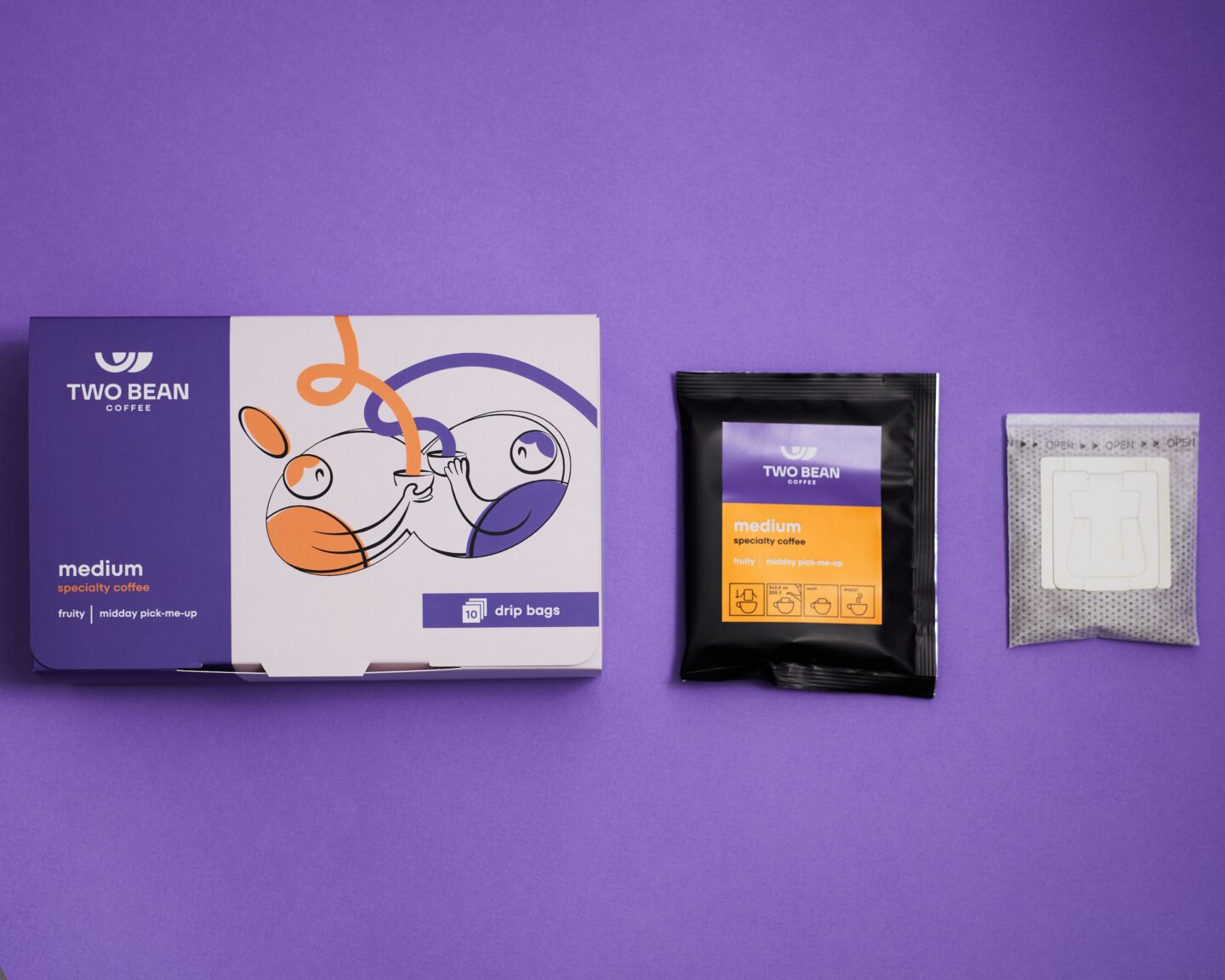 Drip Coffee Medium Roasted Beans Central &amp; South America